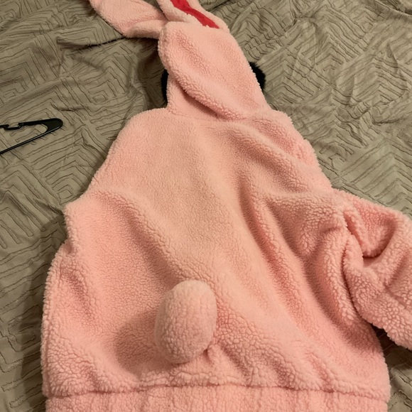 Cozy Pink Bunny Ear Hoodie - Picture 3 of 6